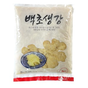 신슈 백초생강 3kg 업소용 초생강 절임반찬-코우몰